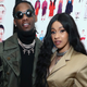 (L-R) Offset and Cardi B pose backstage for Prabal Gurung during New York Fashion Week on February 11, 2018 in New York City.